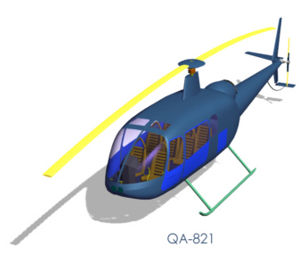 QA-821 Utility Helicopter